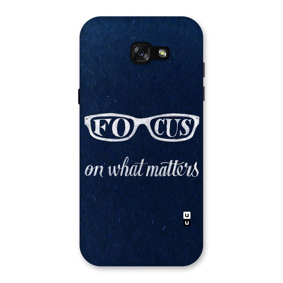 Focus Matters Back Case for Galaxy A7 (2017)