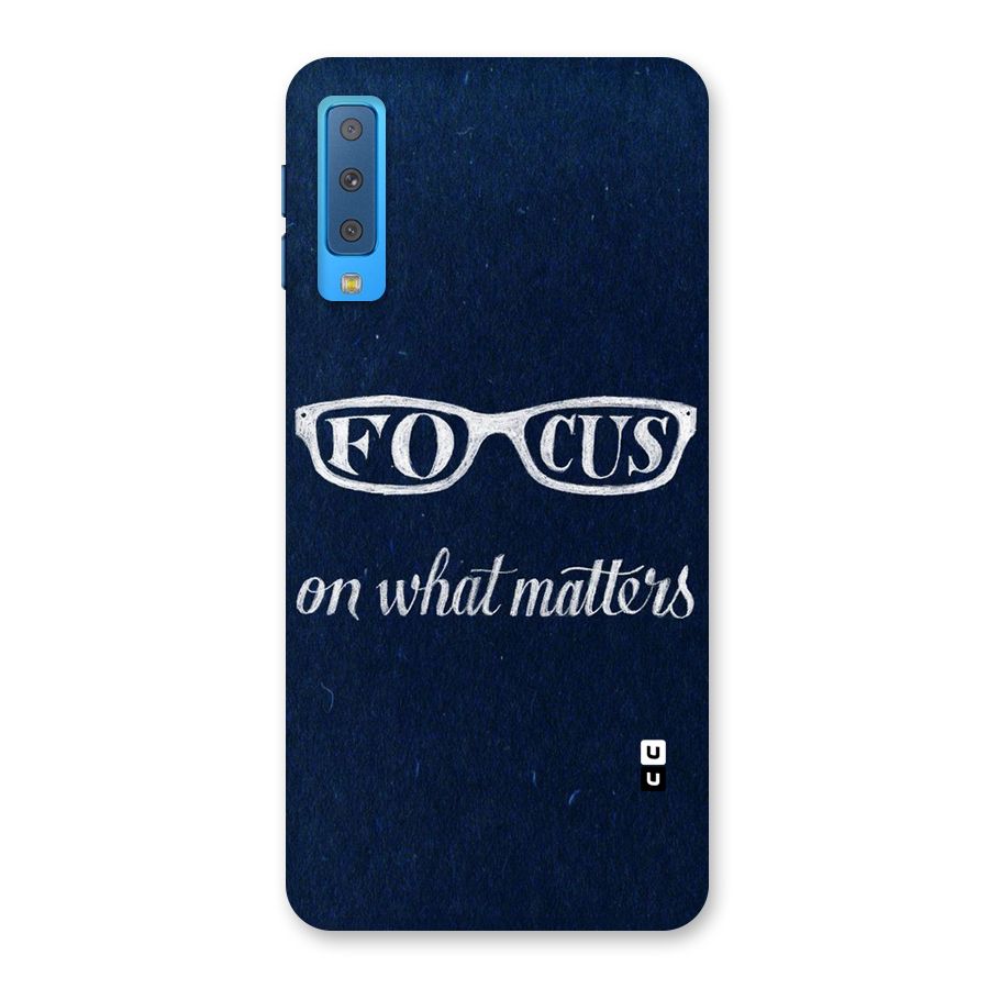 Focus Matters Back Case for Galaxy A7 (2018)