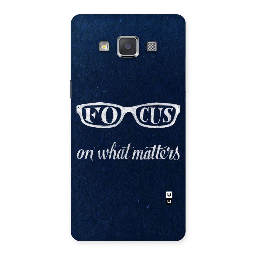 Focus Matters Back Case for Galaxy Grand Max