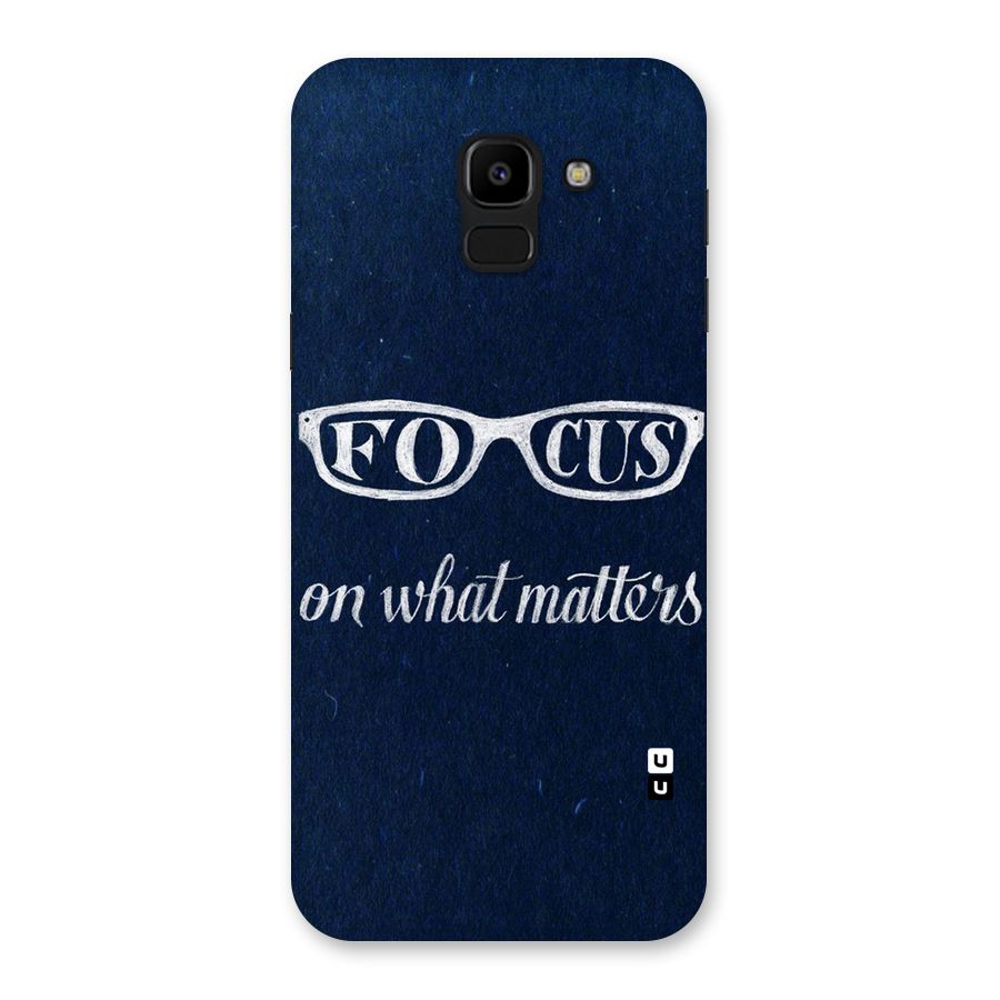 Focus Matters Back Case for Galaxy J6