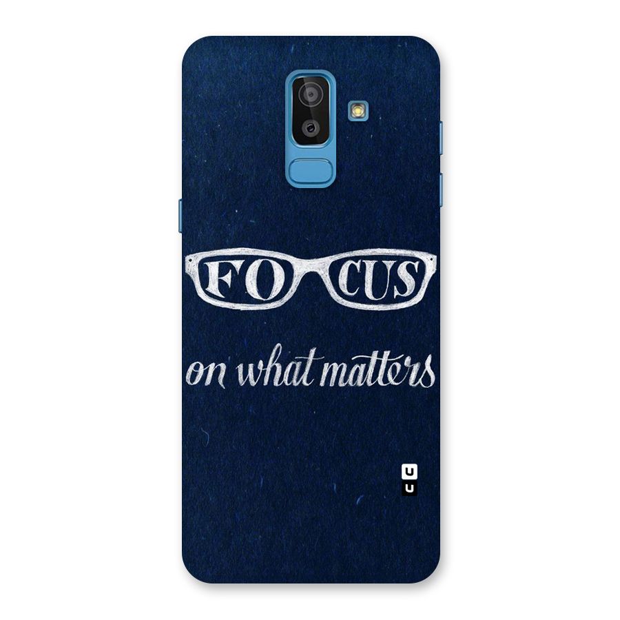 Focus Matters Back Case for Galaxy J8