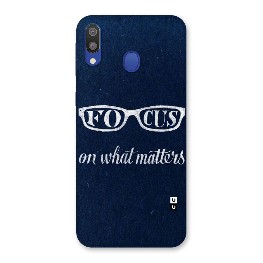 Focus Matters Back Case for Galaxy M20