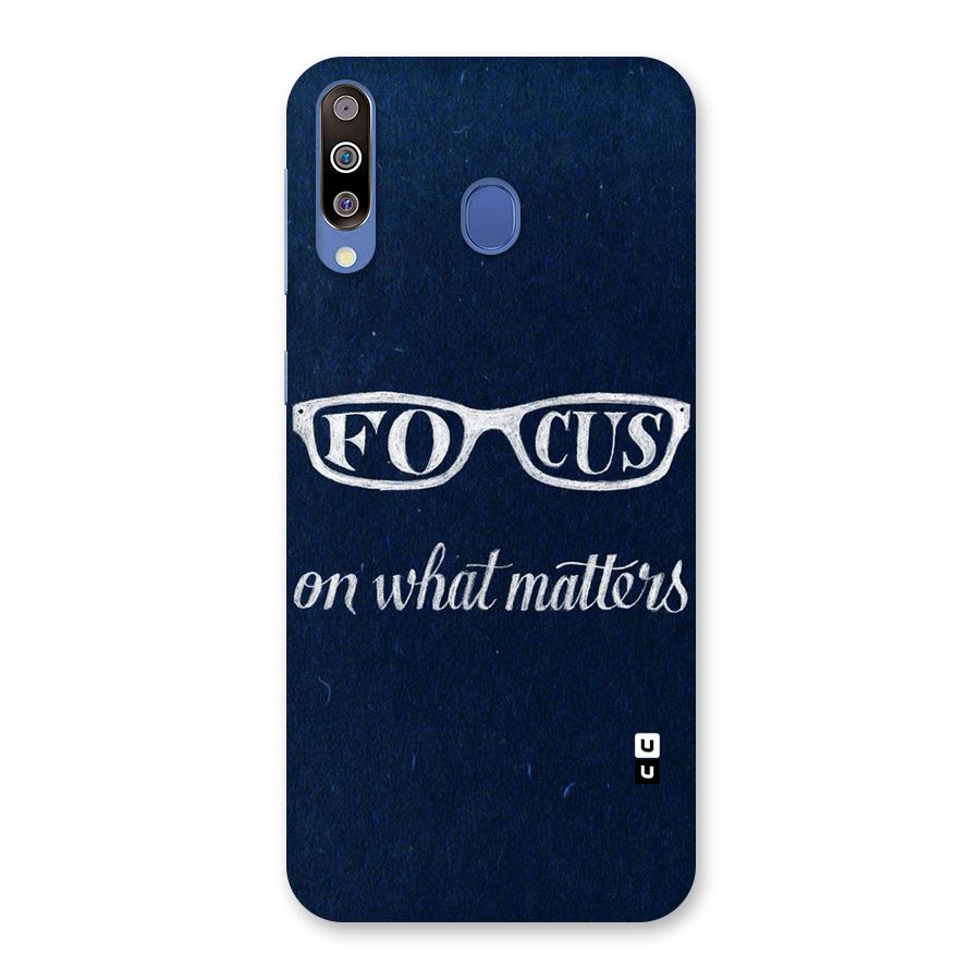 Focus Matters Back Case for Galaxy M30