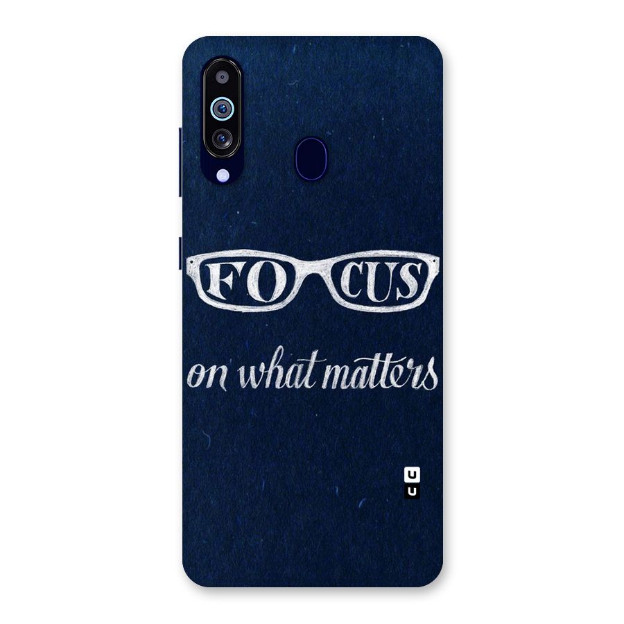 Focus Matters Back Case for Galaxy M40