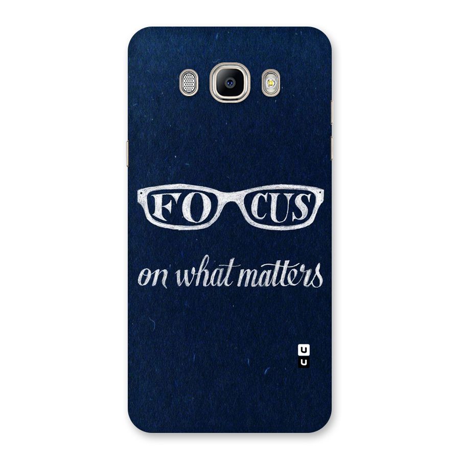Focus Matters Back Case for Galaxy On8