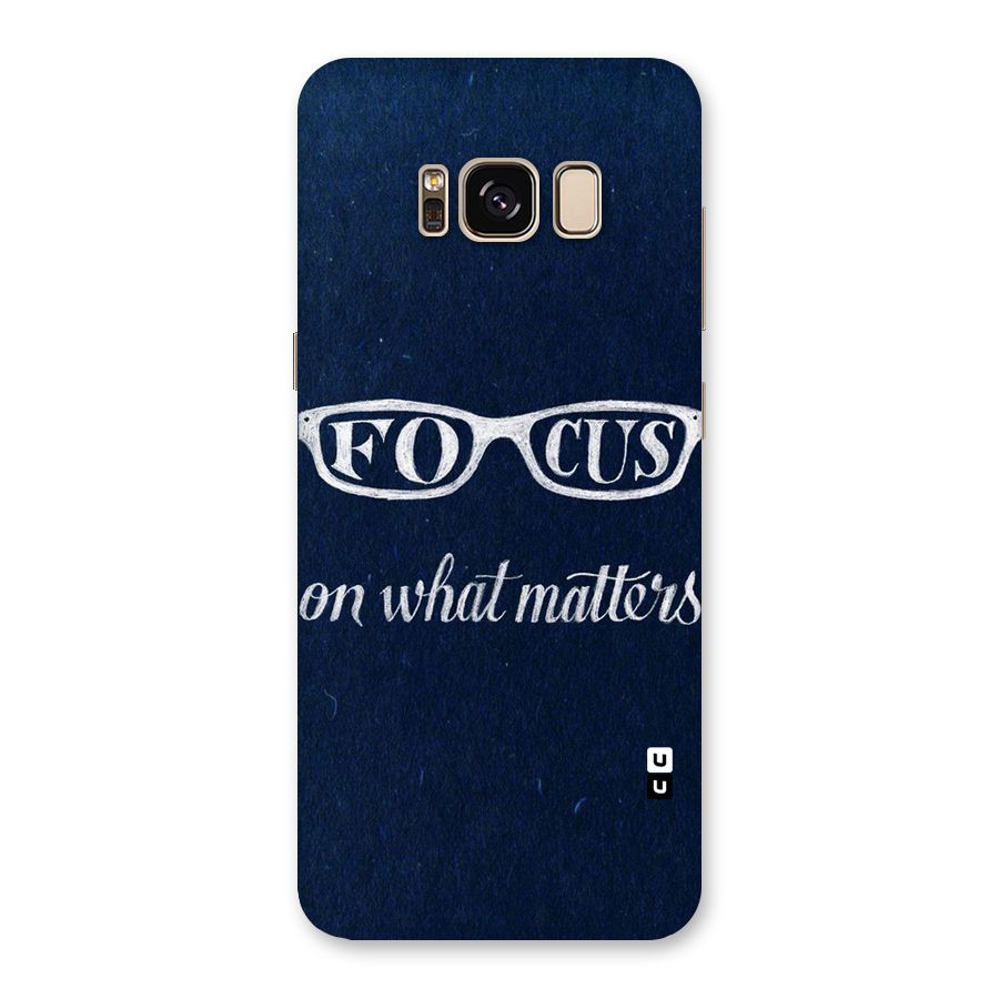 Focus Matters Back Case for Galaxy S8