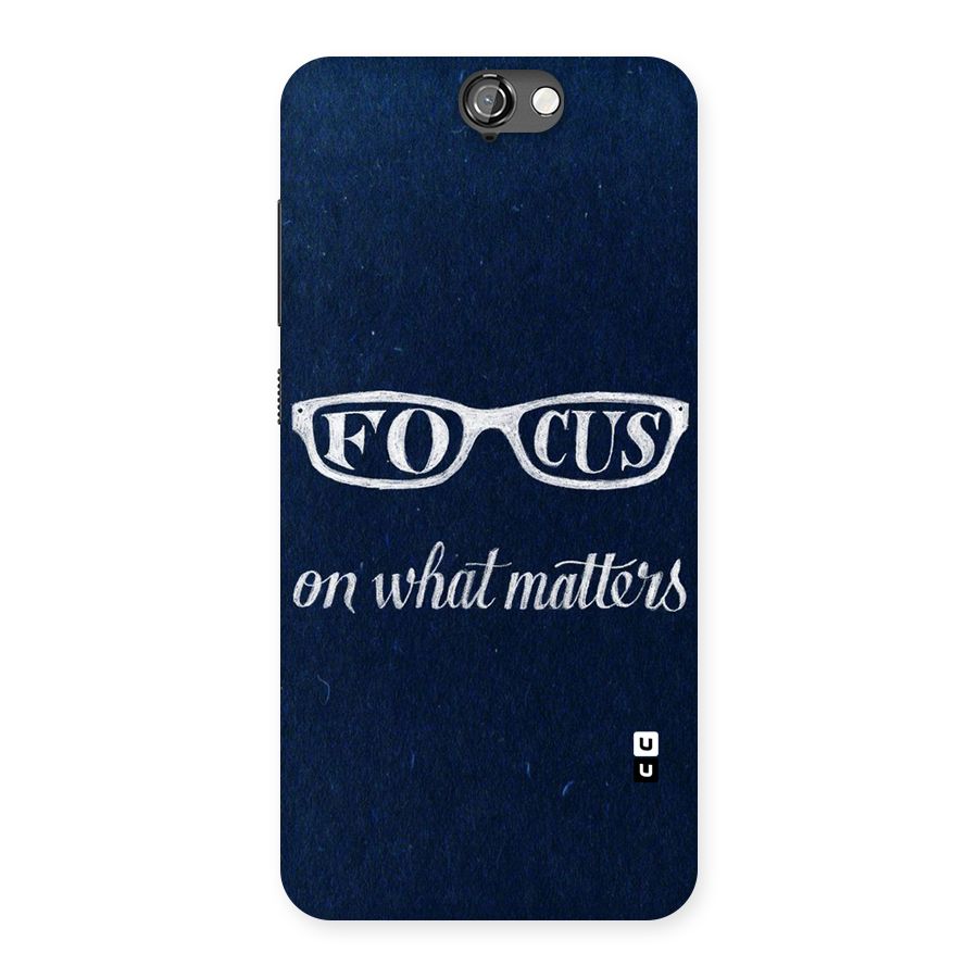 Focus Matters Back Case for HTC One A9