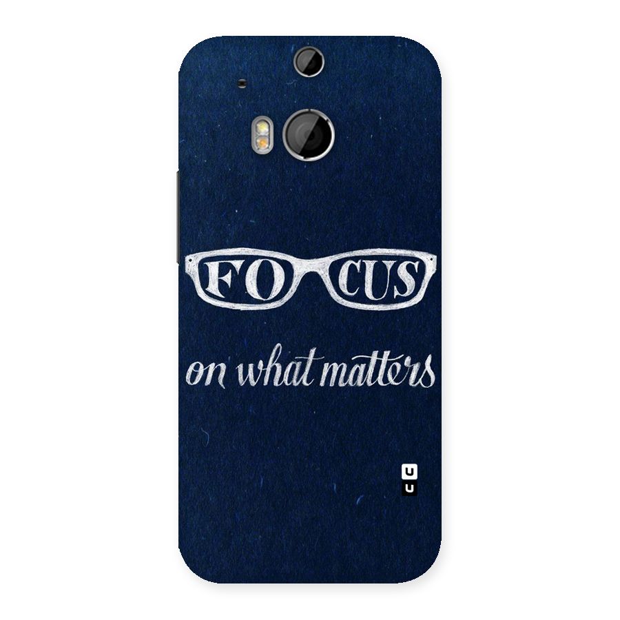 Focus Matters Back Case for HTC One M8