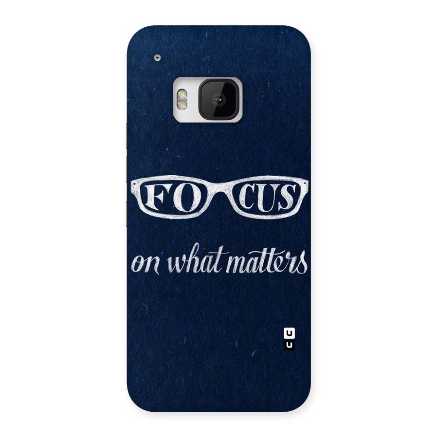 Focus Matters Back Case for HTC One M9