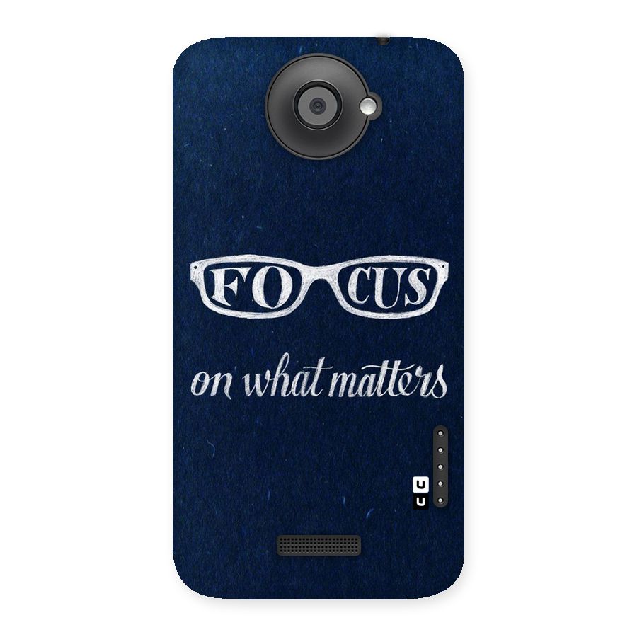 Focus Matters Back Case for HTC One X