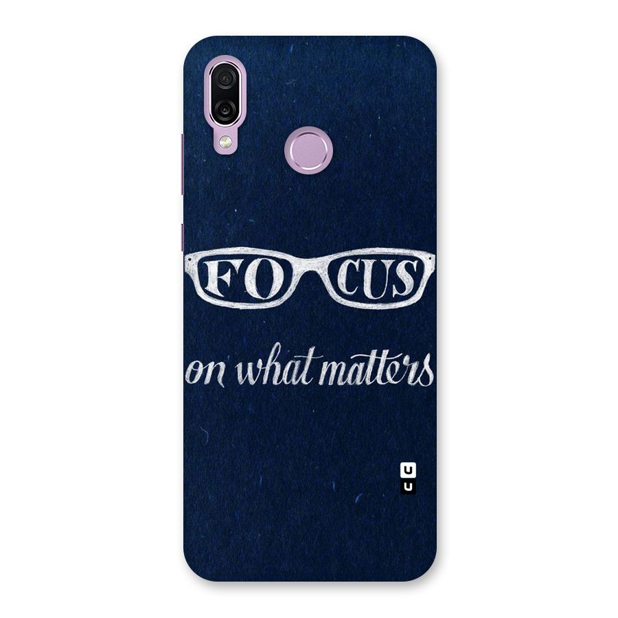 Focus Matters Back Case for Honor Play