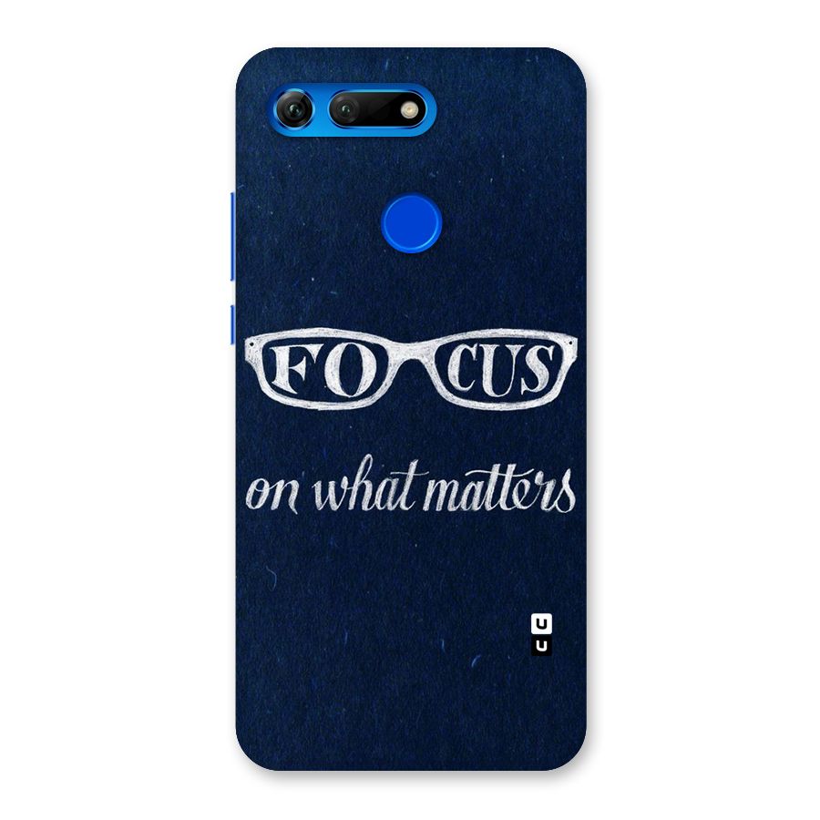Focus Matters Back Case for Honor View 20