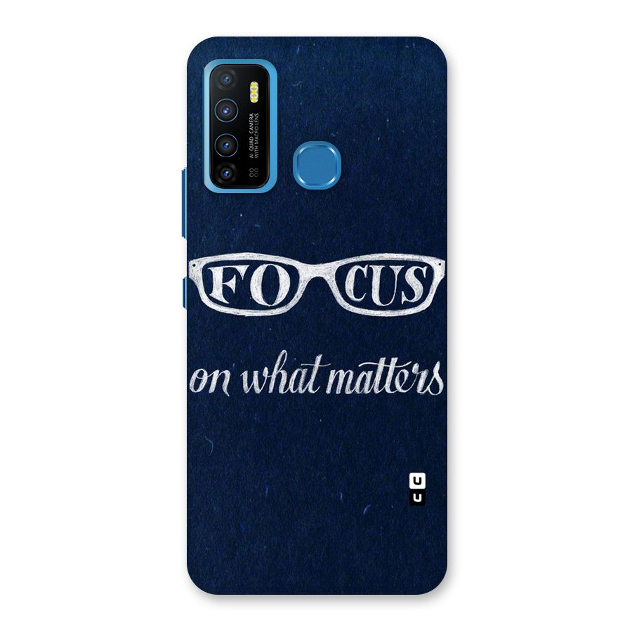 Focus Matters Back Case for Infinix Hot 9