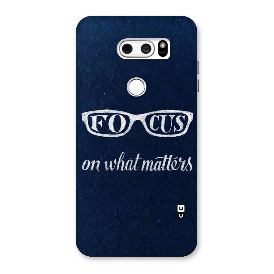 Focus Matters Back Case for LG V30