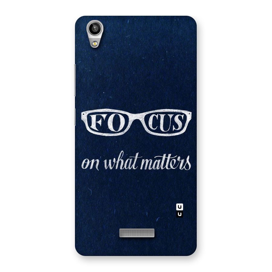 Focus Matters Back Case for Lava-Pixel-V1