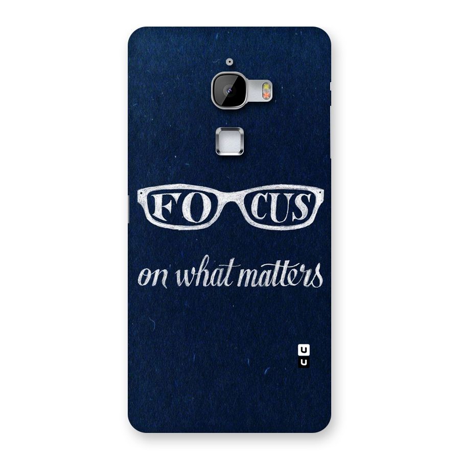 Focus Matters Back Case for LeTv Le Max