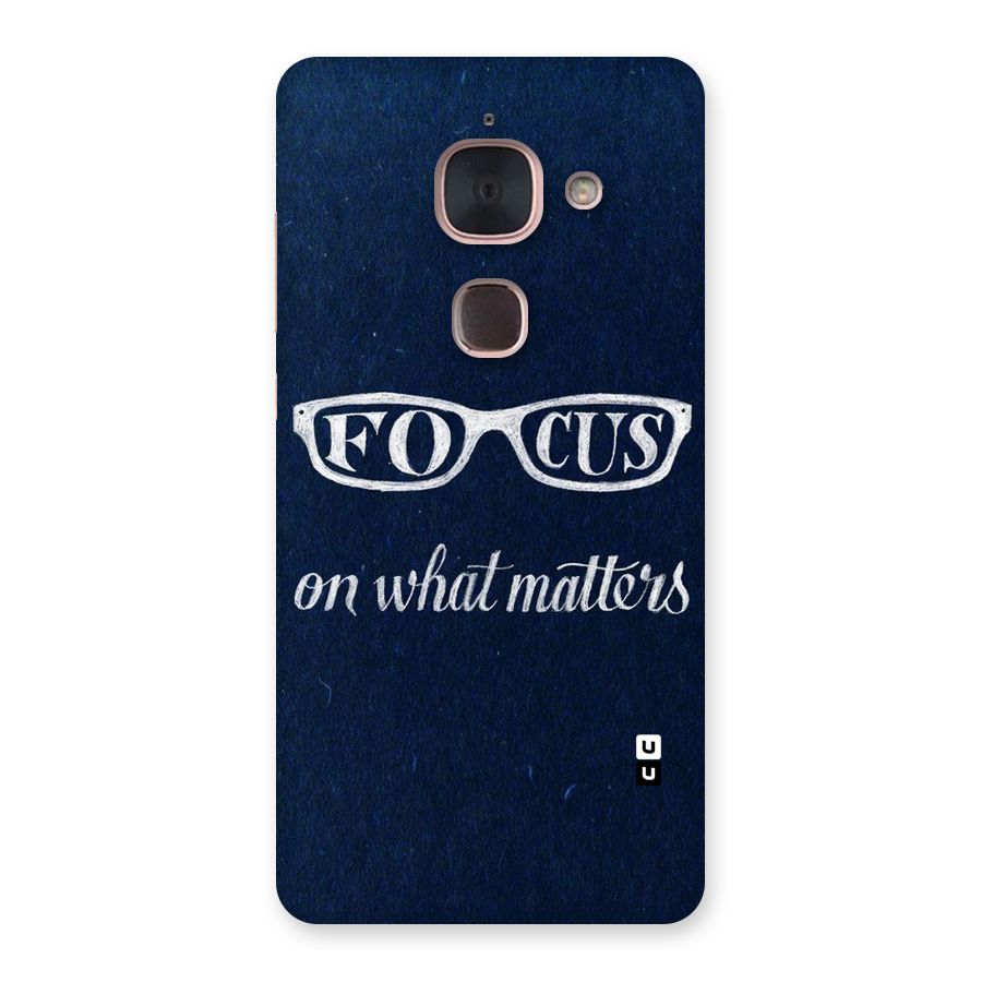 Focus Matters Back Case for Le Max 2