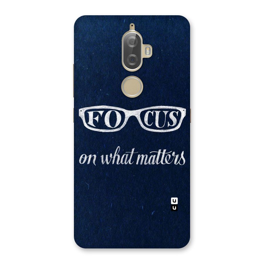 Focus Matters Back Case for Lenovo K8 Plus