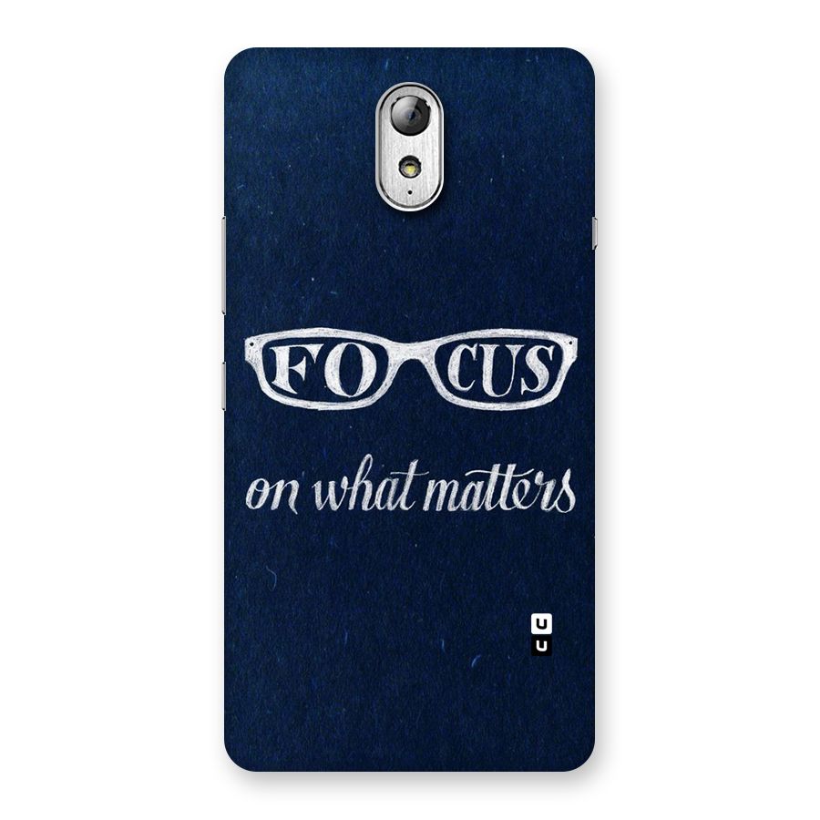 Focus Matters Back Case for Lenovo Vibe P1M