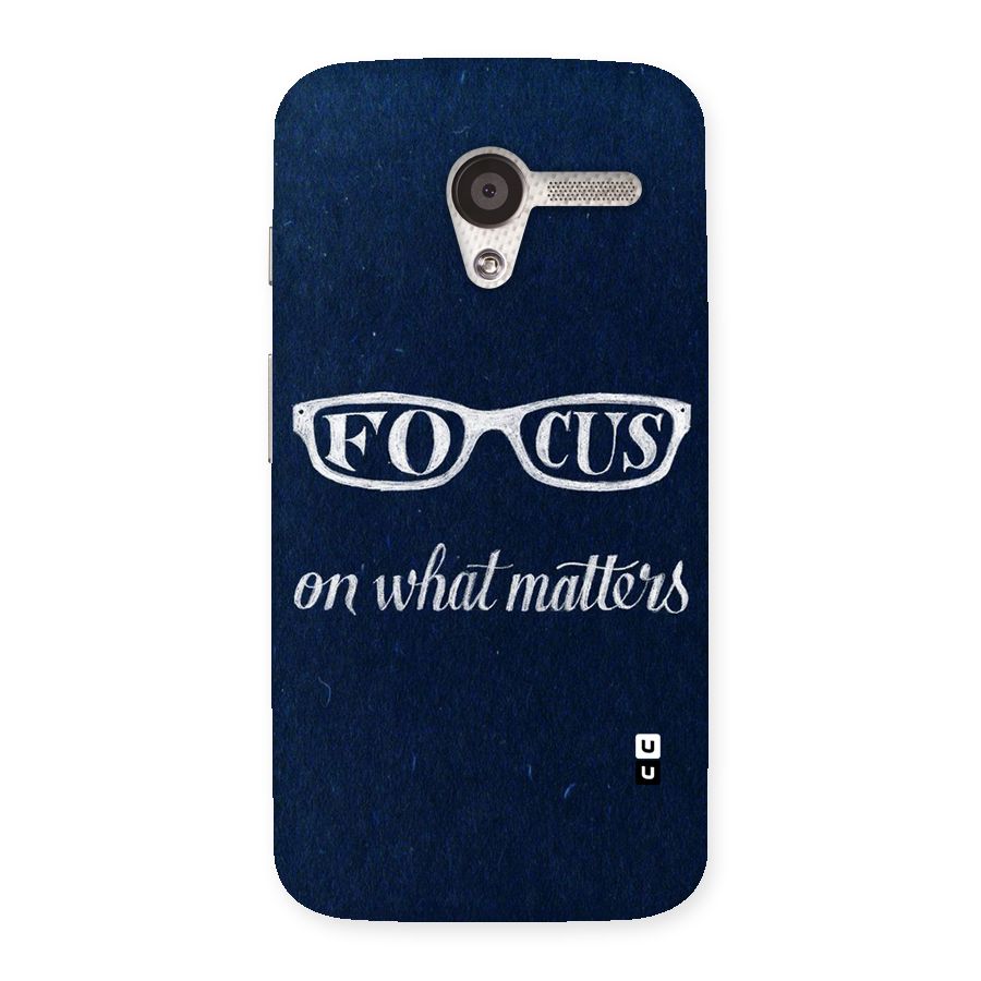 Focus Matters Back Case for Moto X