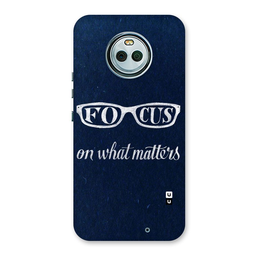 Focus Matters Back Case for Moto X4