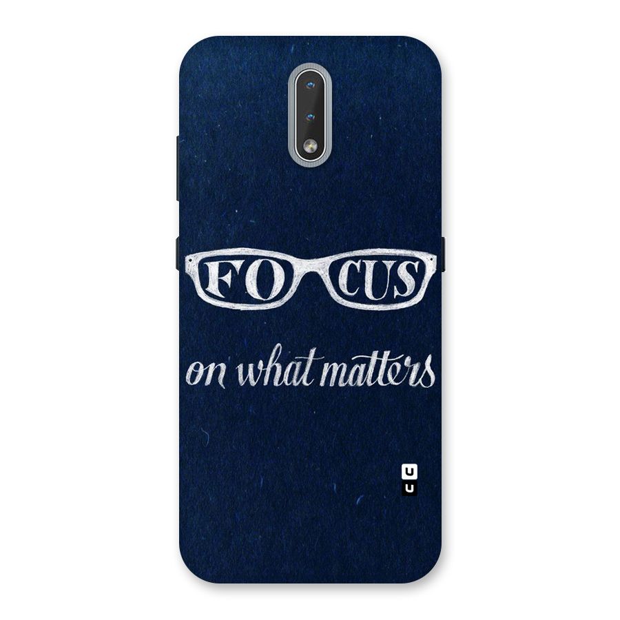Focus Matters Back Case for Nokia 2.3