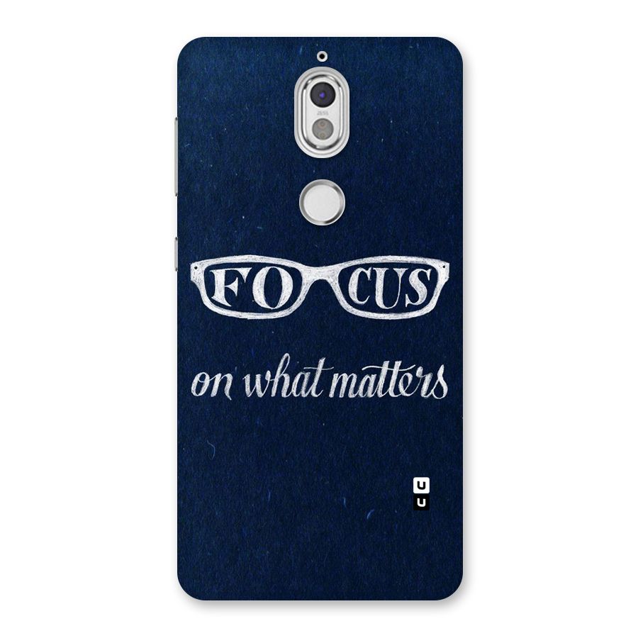 Focus Matters Back Case for Nokia 7