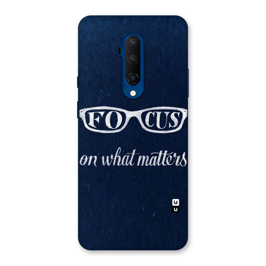 Focus Matters Back Case for OnePlus 7T Pro