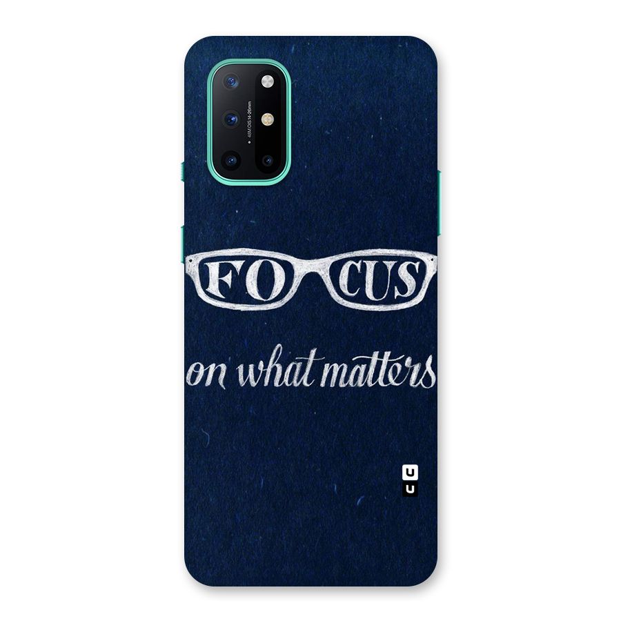 Focus Matters Back Case for OnePlus 8T