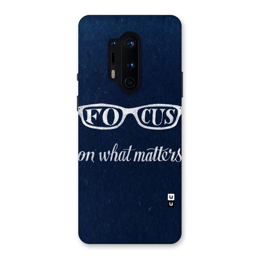 Focus Matters Back Case for OnePlus 8 Pro