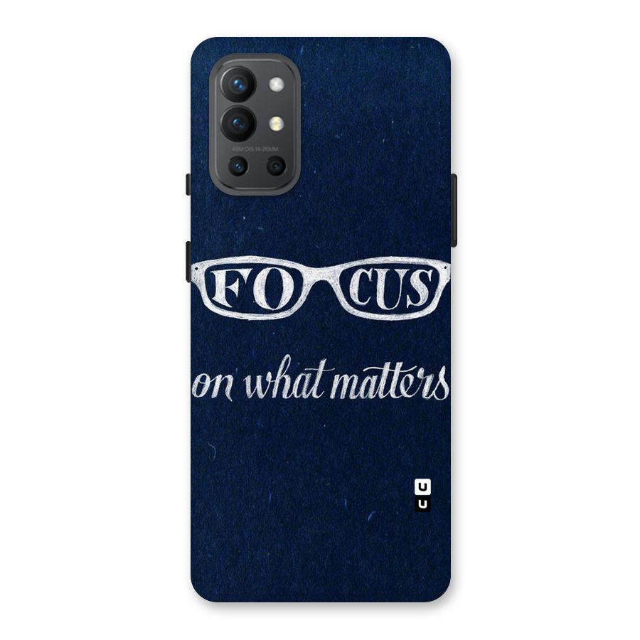Focus Matters Back Case for OnePlus 9R