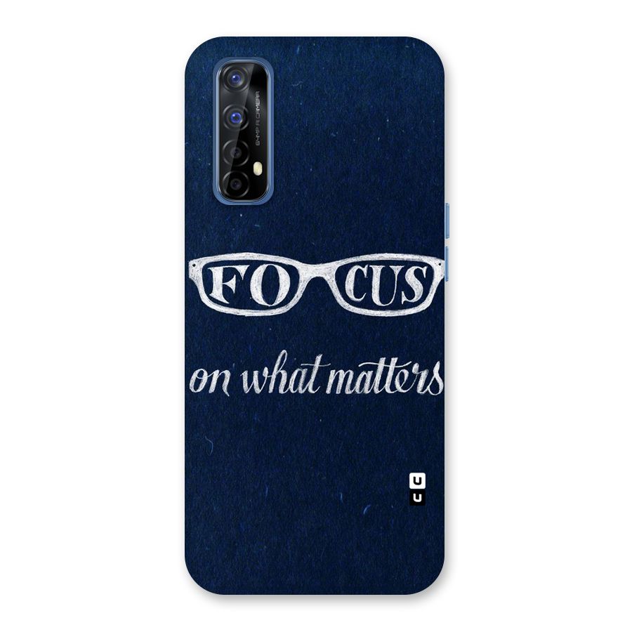 Focus Matters Back Case for Realme 7