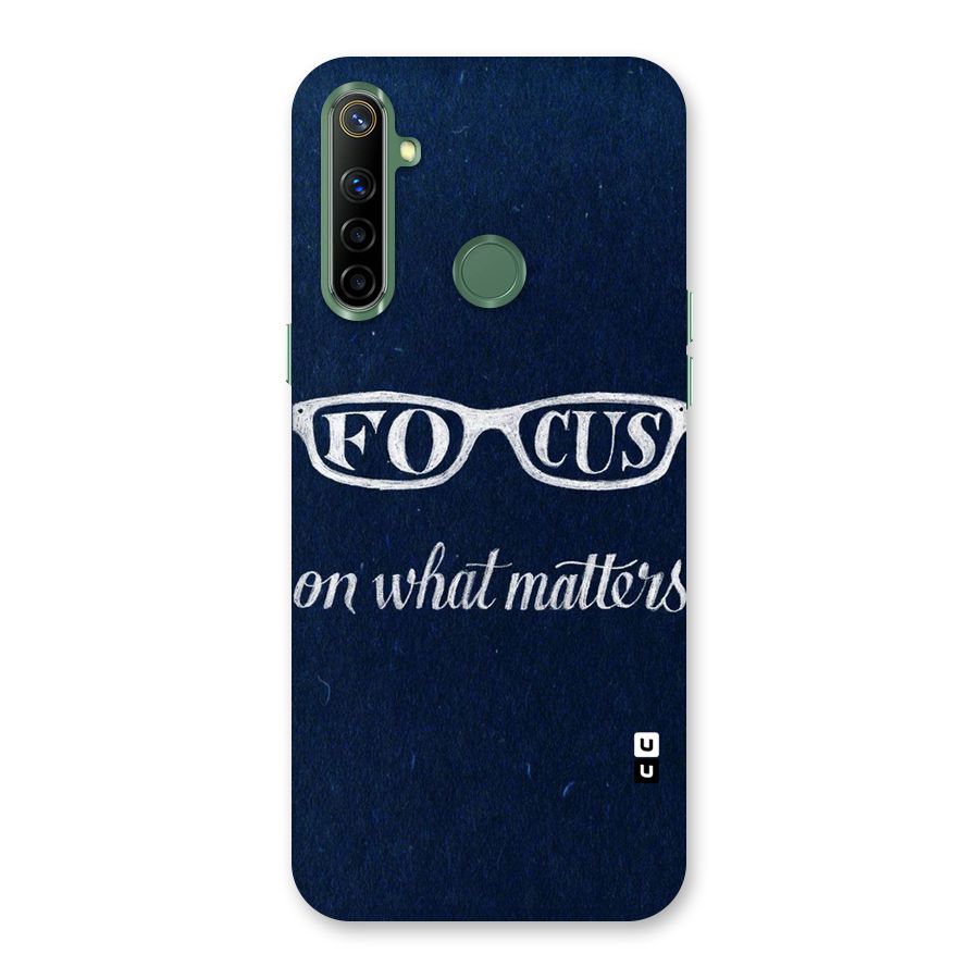 Focus Matters Back Case for Realme Narzo 10