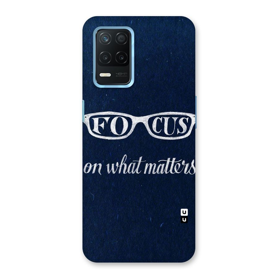 Focus Matters Back Case for Realme Narzo 30 5G