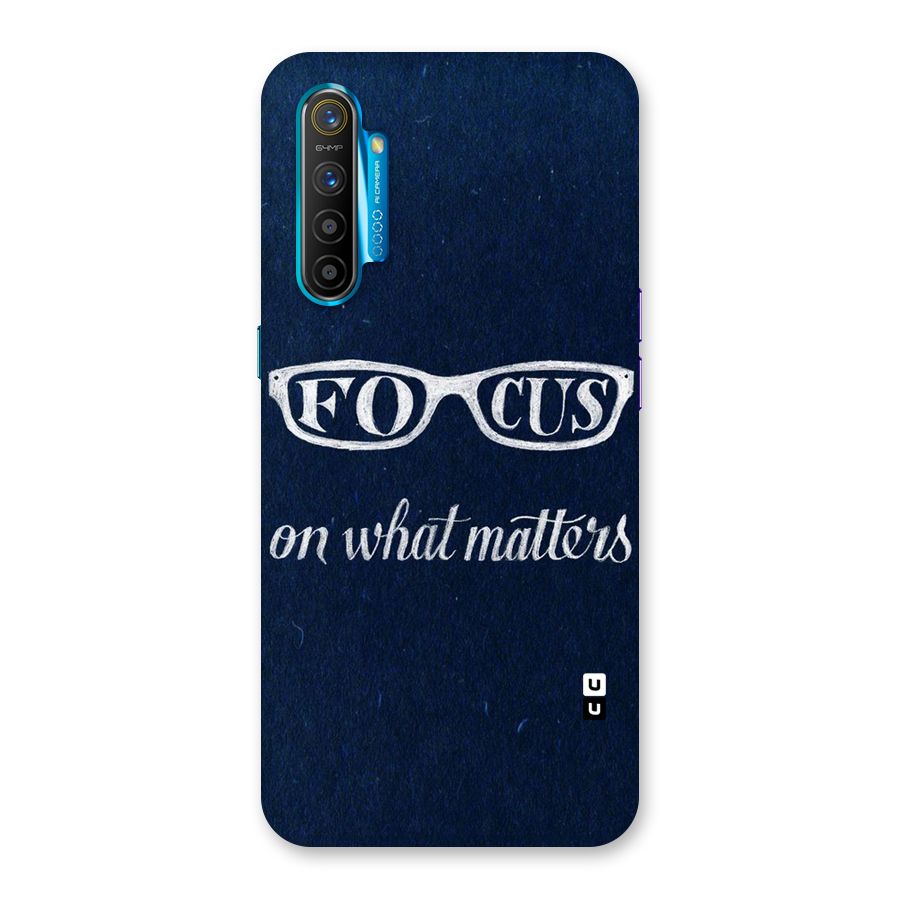 Focus Matters Back Case for Realme XT