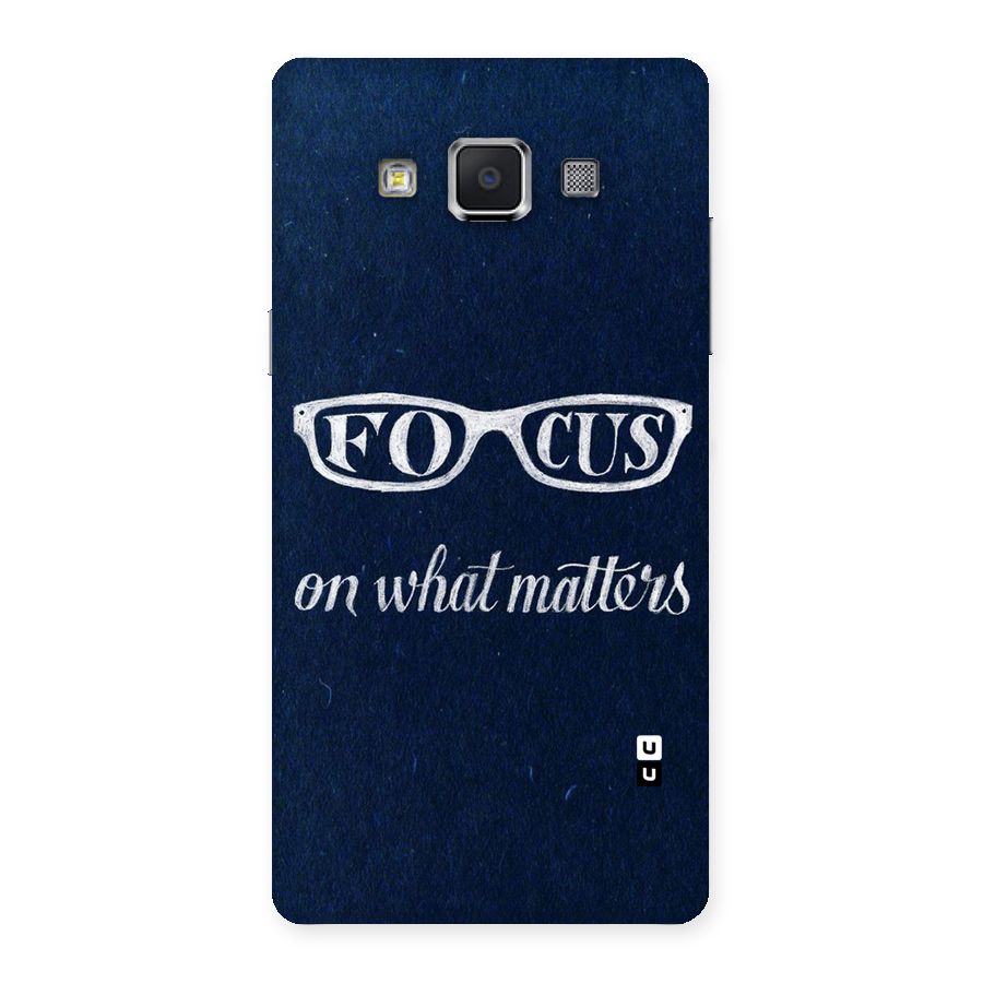 Focus Matters Back Case for Samsung Galaxy A5