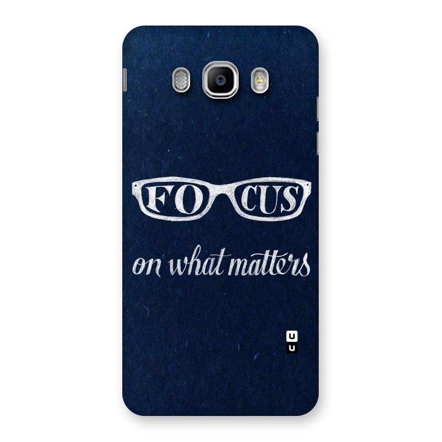 Focus Matters Back Case for Samsung Galaxy J5 2016