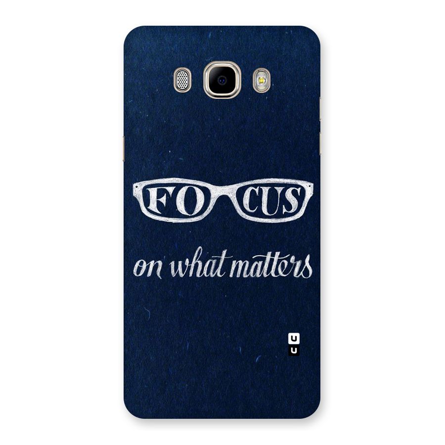 Focus Matters Back Case for Samsung Galaxy J7 2016