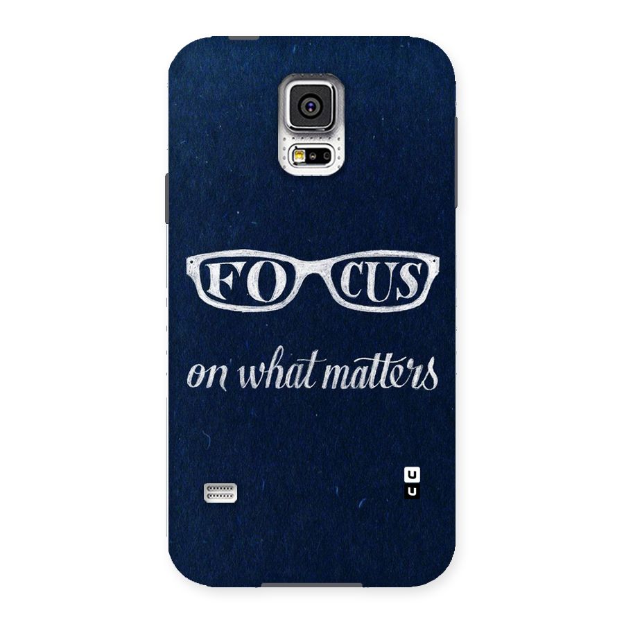 Focus Matters Back Case for Samsung Galaxy S5