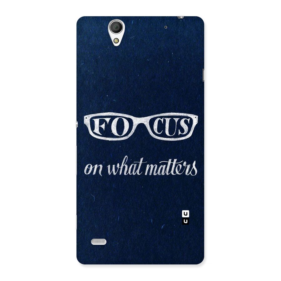 Focus Matters Back Case for Sony Xperia C4