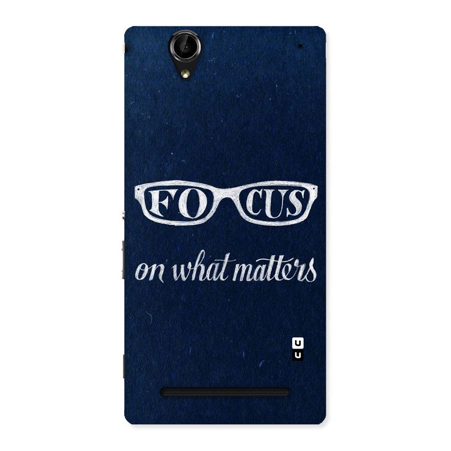 Focus Matters Back Case for Sony Xperia T2