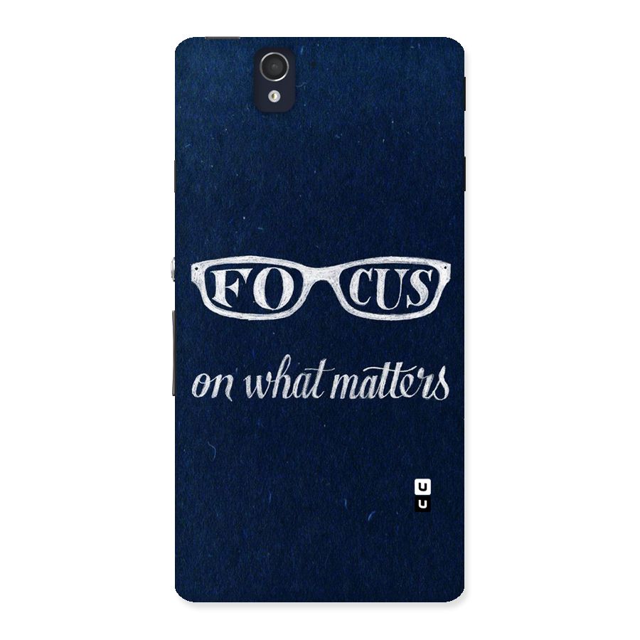 Focus Matters Back Case for Sony Xperia Z