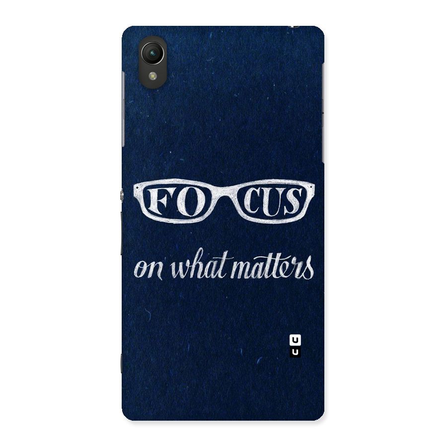 Focus Matters Back Case for Sony Xperia Z2