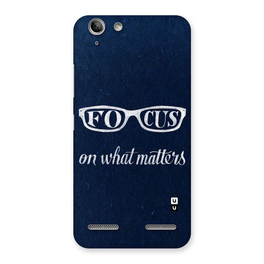 Focus Matters Back Case for Vibe K5