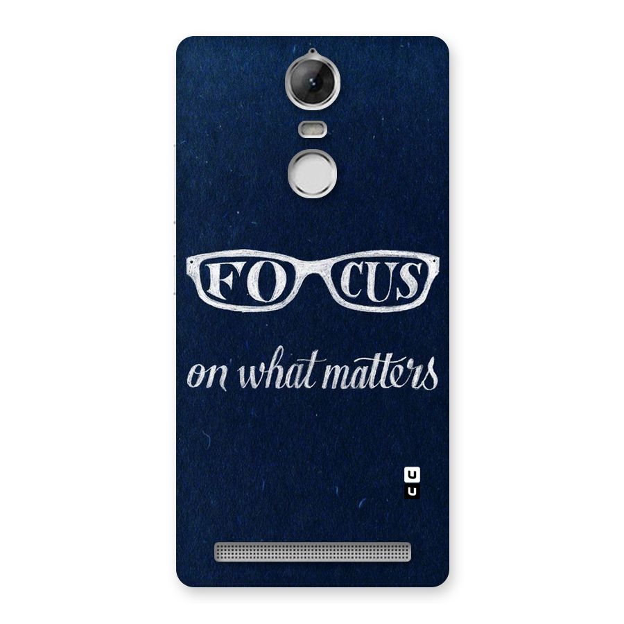 Focus Matters Back Case for Vibe K5 Note