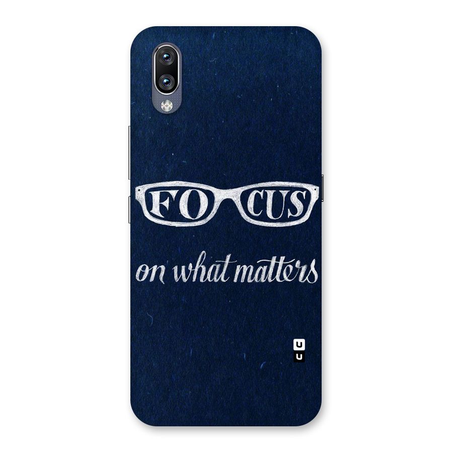 Focus Matters Back Case for Vivo NEX