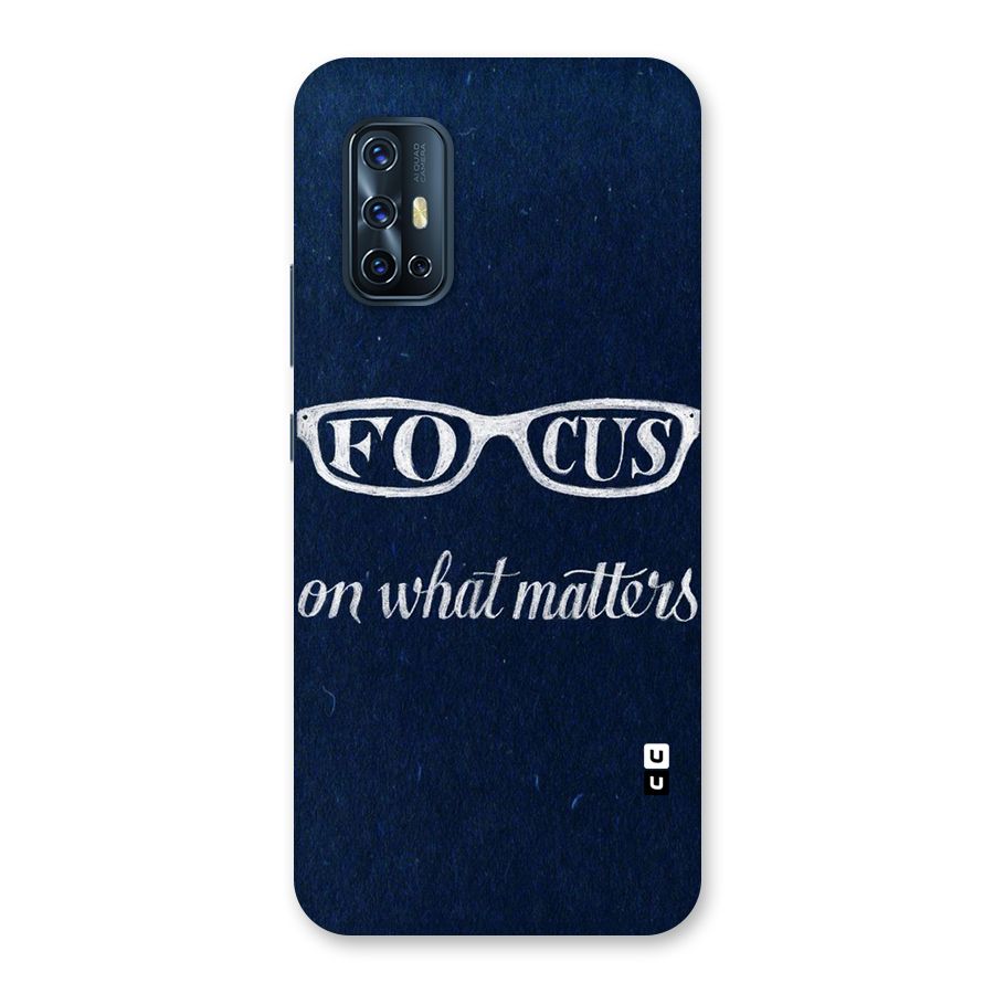 Focus Matters Back Case for Vivo V17