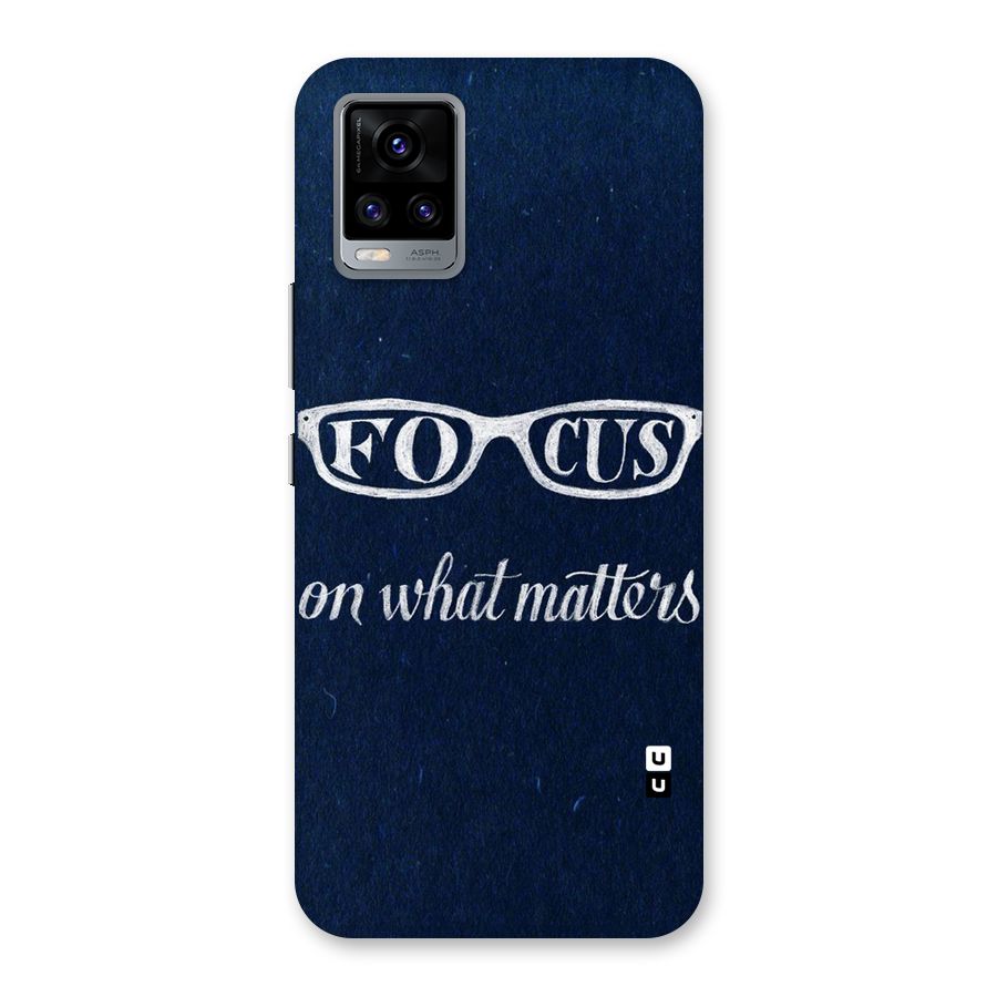 Focus Matters Back Case for Vivo V20