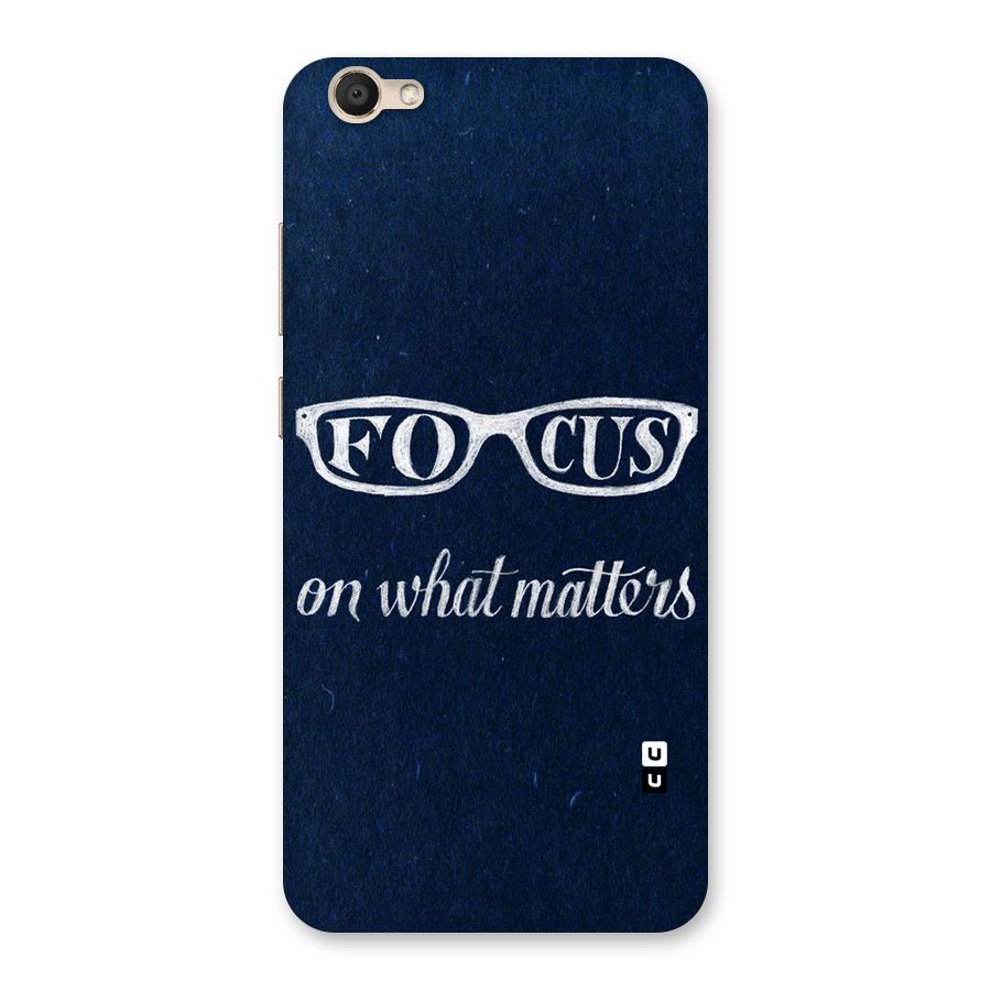 Focus Matters Back Case for Vivo V5
