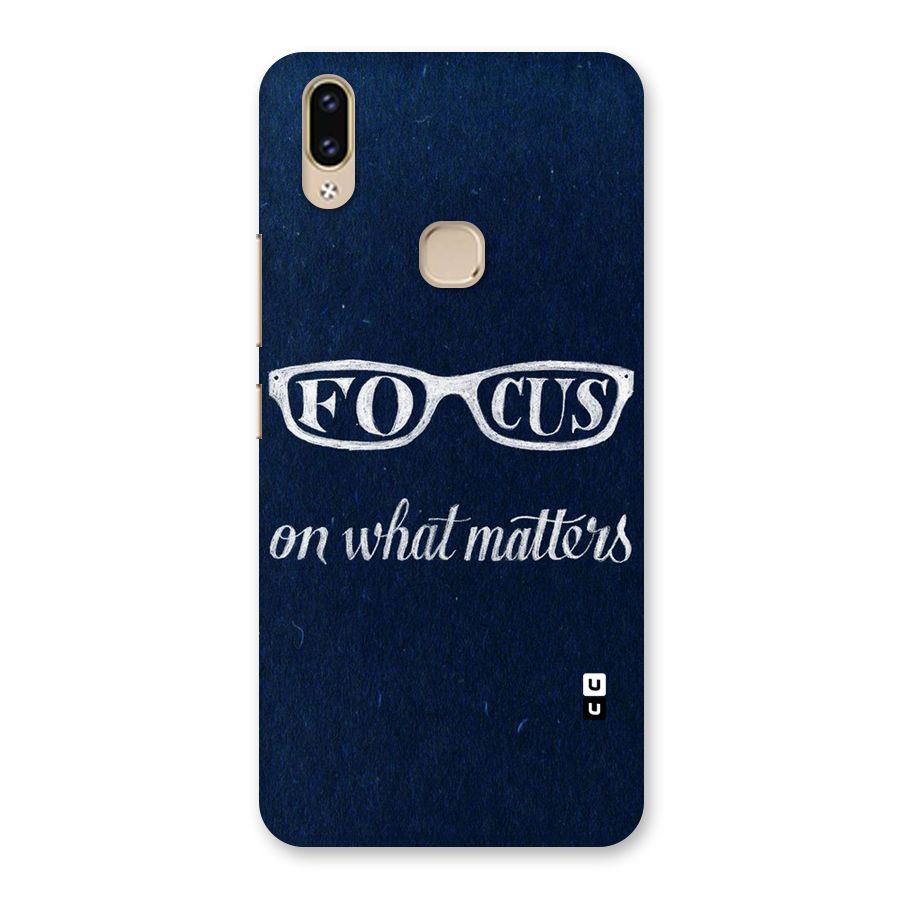 Focus Matters Back Case for Vivo V9 Youth